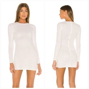 Superdown, Evie sparkling long sleeve cocktail dress. Size S